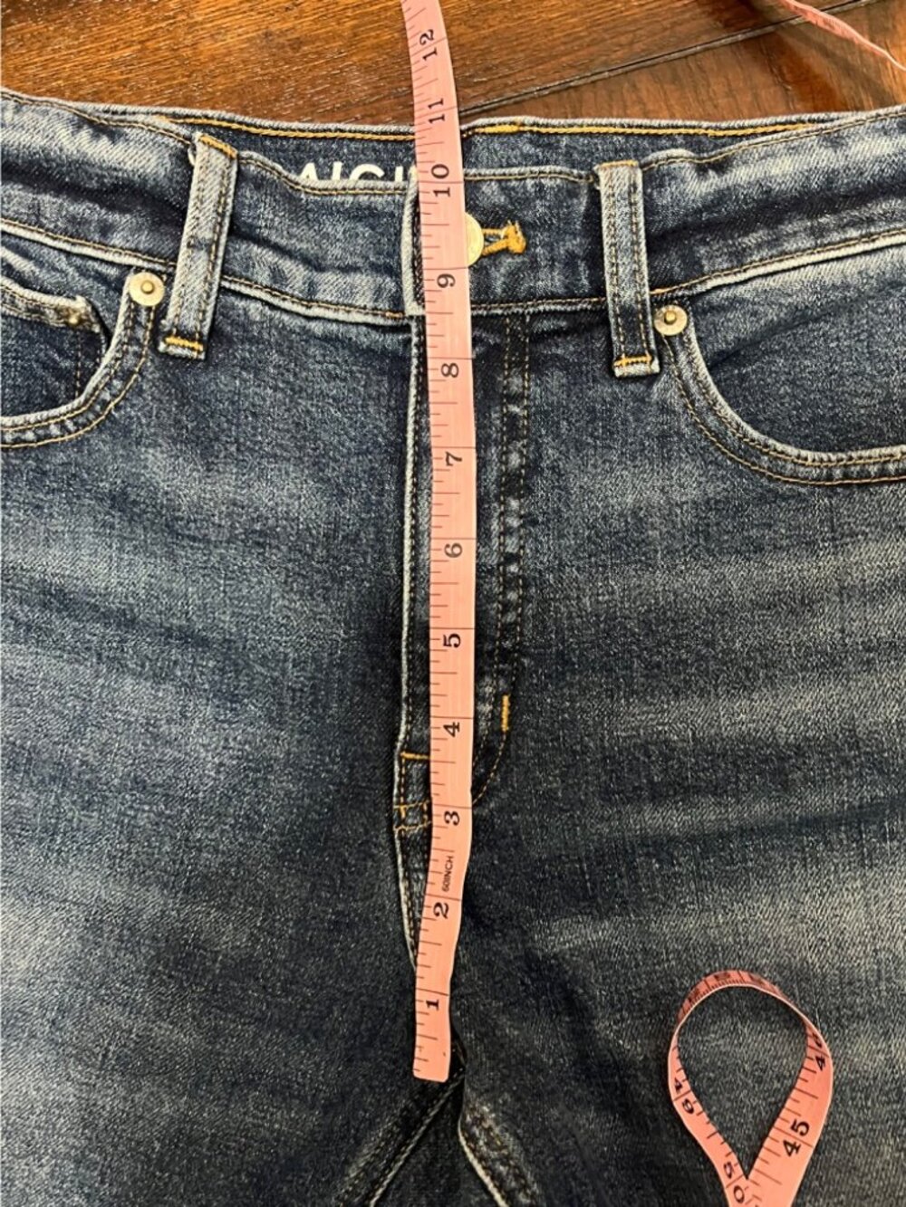 J.Crew Classic Straight Jeans High Rise 27 Liberty St. Fading Distressed Classic - Picture 10 of 11